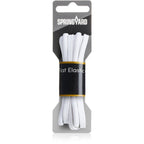 Springyard Skosnören Flat Elastic White