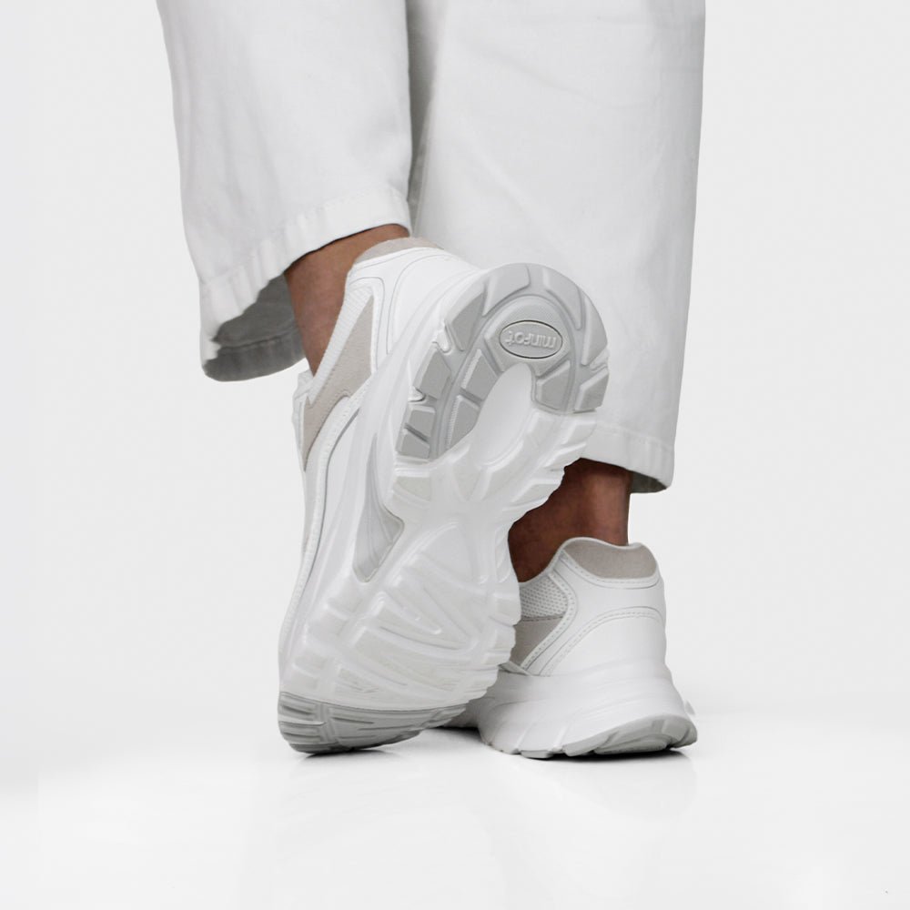 Minfot Sneaker Joy Dam Mesh Mocka Vit