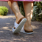 Minfot Softstep Sandaler Dam Biosandal 2-remmar Vit