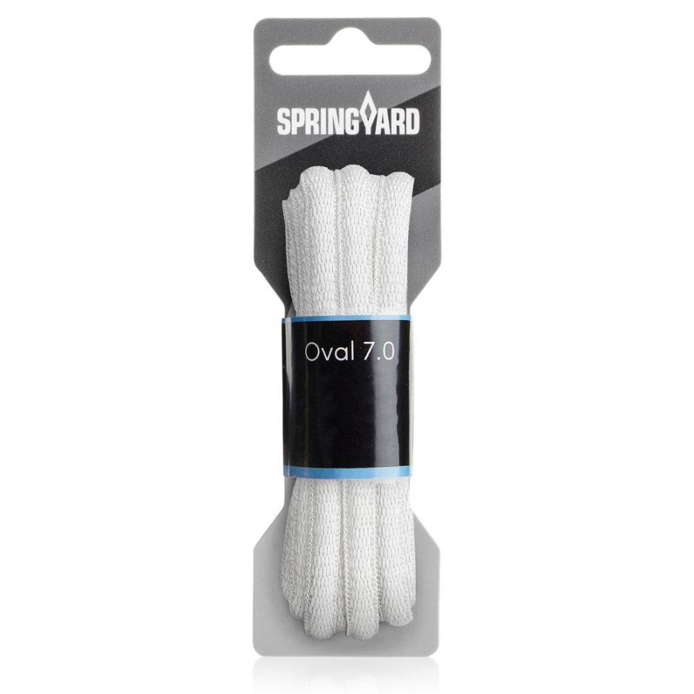 Springyard Skosnören Oval Vita