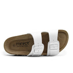 Minfot Softstep Sandaler Dam Biosandal 2-remmar Vit