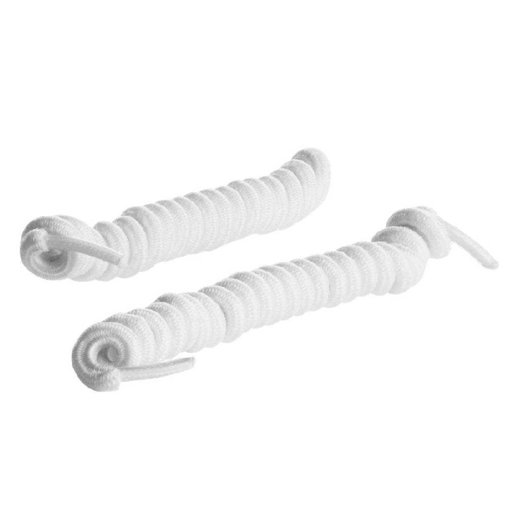 Springyard Skosnören Elastic Curly White