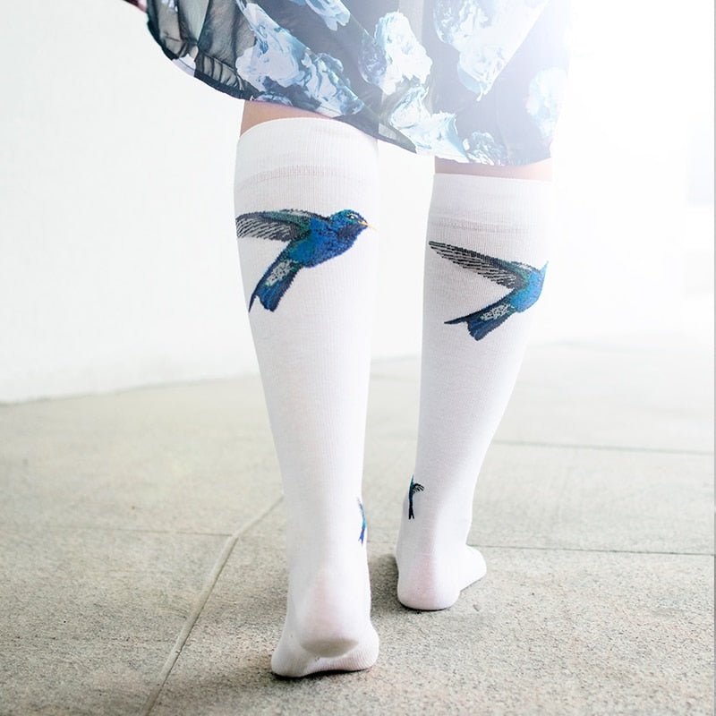 Produktbild 11 - vita-stodstrumpor-minfot-flawless-walk-fagel