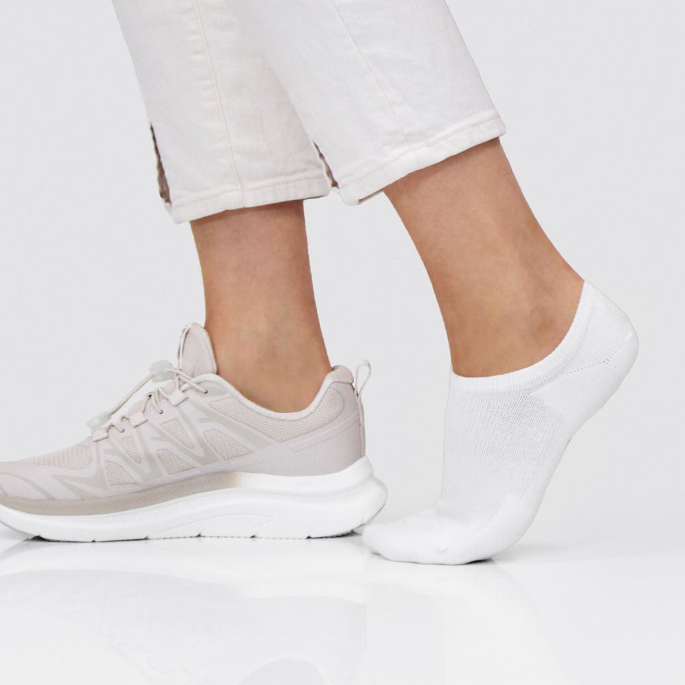 Minfot Ankelstrumpor Bambu vit 1-pack