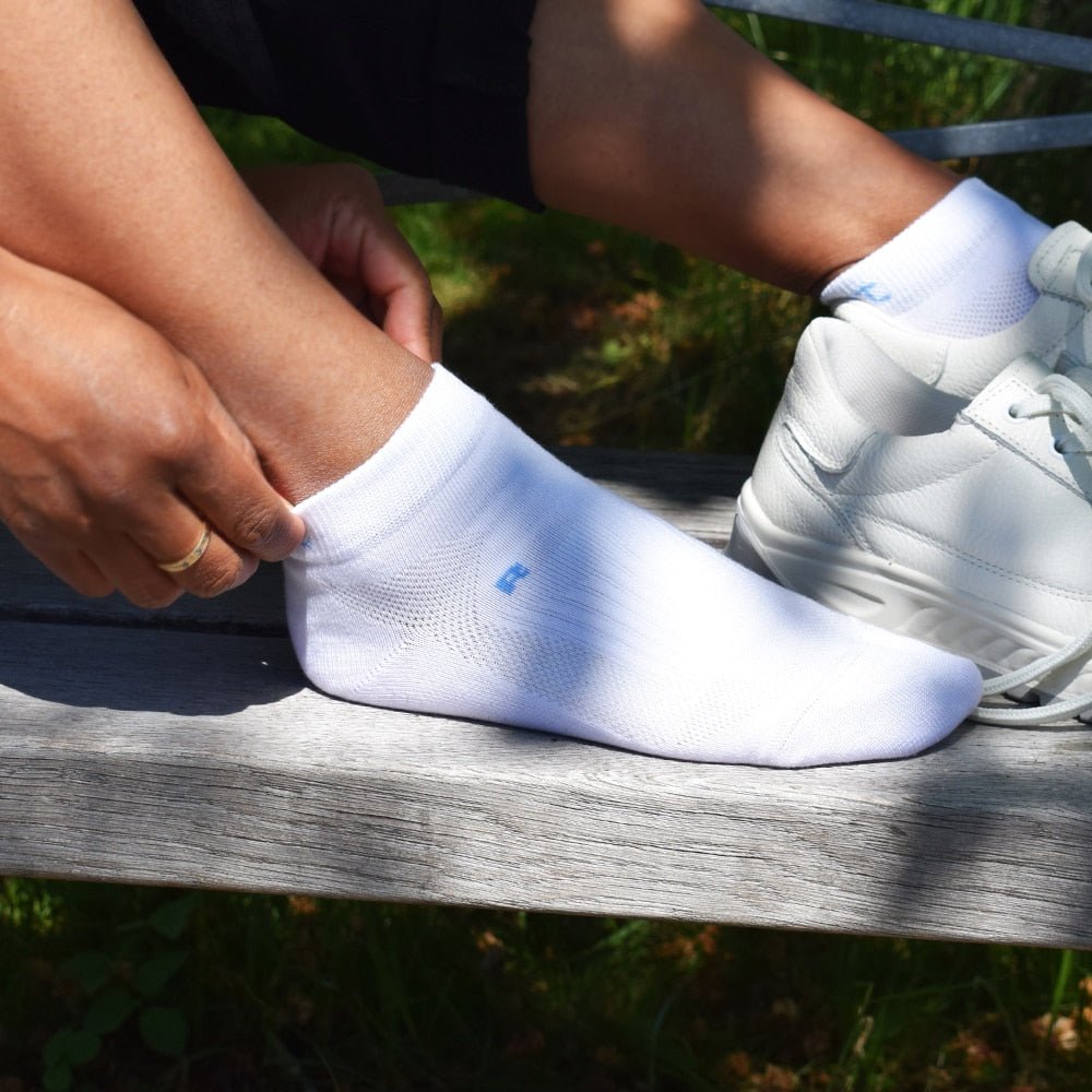 Minfot Löparstrumpor Tunna Lyocell 1-pack Vit