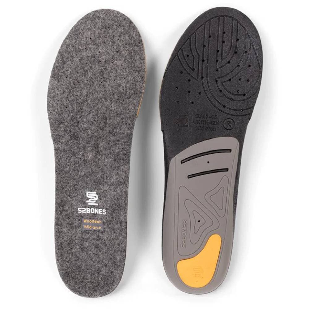 52BONES WoolTech Mid Sulor Ull För Neutralt Fotvalv